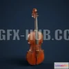 1521774 - PBR Game 3D Models - Violin 3D Max
