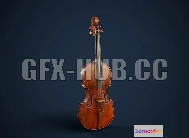 1521774 - PBR Game 3D Models - Violin 3D Max