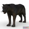 1521830 - PBR Game 3D Models - 3D Black Panther 3D Max
