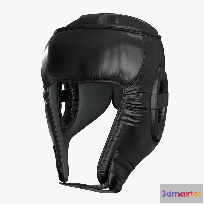 1521832 - PBR Game 3D Models - 3D Boxing Training Helmet Black 3D Max