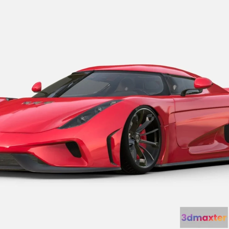 1521840 - PBR Game 3D Models - 3D Model Koenigsegg Regera 3D Max