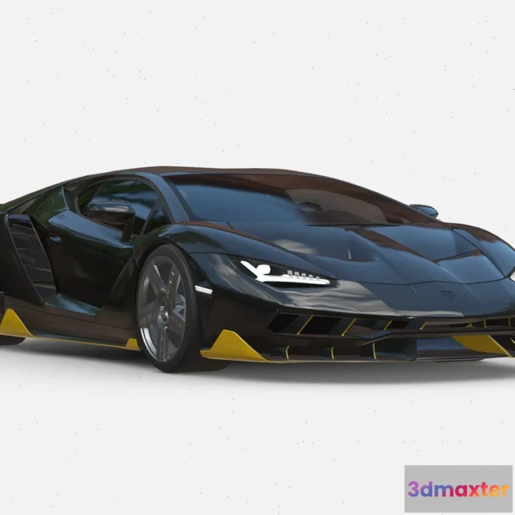 1521842 - PBR Game 3D Models - 3D Model Lamborghini Centenario 3D Max