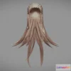 1521862 - PBR Game 3D Models - 3D Printable Stylized Hair 08 3D Max
