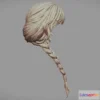 1521874 - PBR Game 3D Models - 3D Printable Stylized Hair 7 3D Max