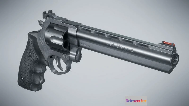 1521896 - PBR Game 3D Models - 44 Magnum Classic 3D Max