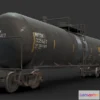 1521906 - PBR Game 3D Models - 50 Foot Tank Car 3D Max