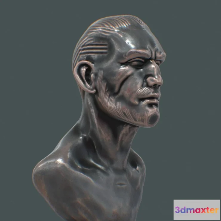 1521938 - PBR Game 3D Models - A Face 3D Max