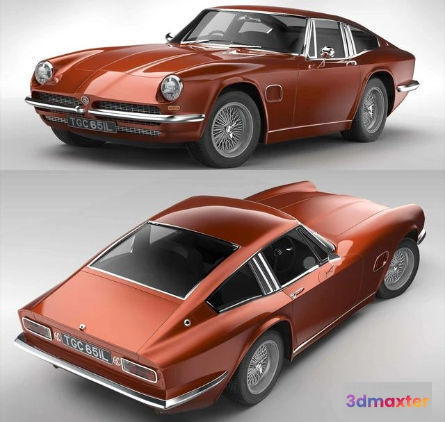 1521964 - PBR Game 3D Models - AC 428 Frua 1965 - 1973 3D Max