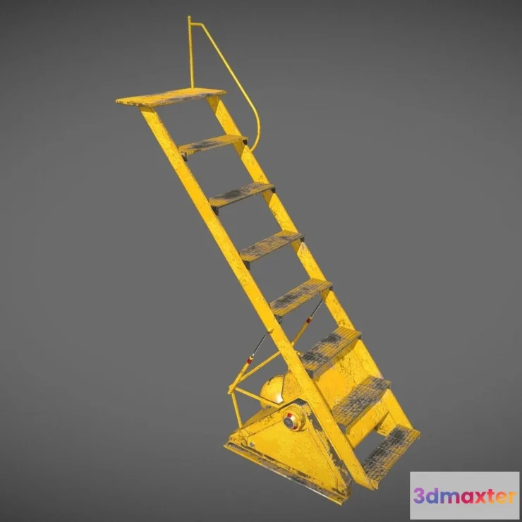 1521966 - PBR Game 3D Models - Access Ladder 3D Max