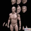 1521968 - PBR Game 3D Models - Action Figure 3D Printing Male Movable Body 3D Max