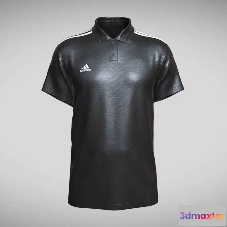 1521970 - PBR Game 3D Models - Adidas Condivo 20 Polo 3D Max