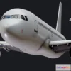 1521990 - PBR Game 3D Models - Airbus A320 Airplane Highly-Detailed 3D Max