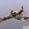 1522006 - PBR Game 3D Models - Airplane fighter plane spitfire 3D Max