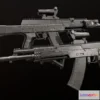 1522008 - PBR Game 3D Models - AK-12 Low-poly 3D Max