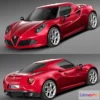 1522016 - PBR Game 3D Models - Alfa Romeo 4c 2014 3D Max