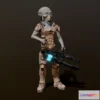 1522032 - PBR Game 3D Models - Alien Infantry Trooper Animations 3D Max