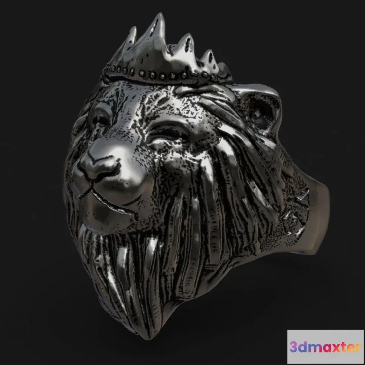 1522074 - PBR Game 3D Models - Anel Lion 3D Max