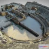 1522082 - PBR Game 3D Models - Anfiteatro De Tarraco Optimizado 3D Max