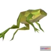 1522096 - PBR Game 3D Models - Animated Green Frog Lowpoly Art Style 3D Max