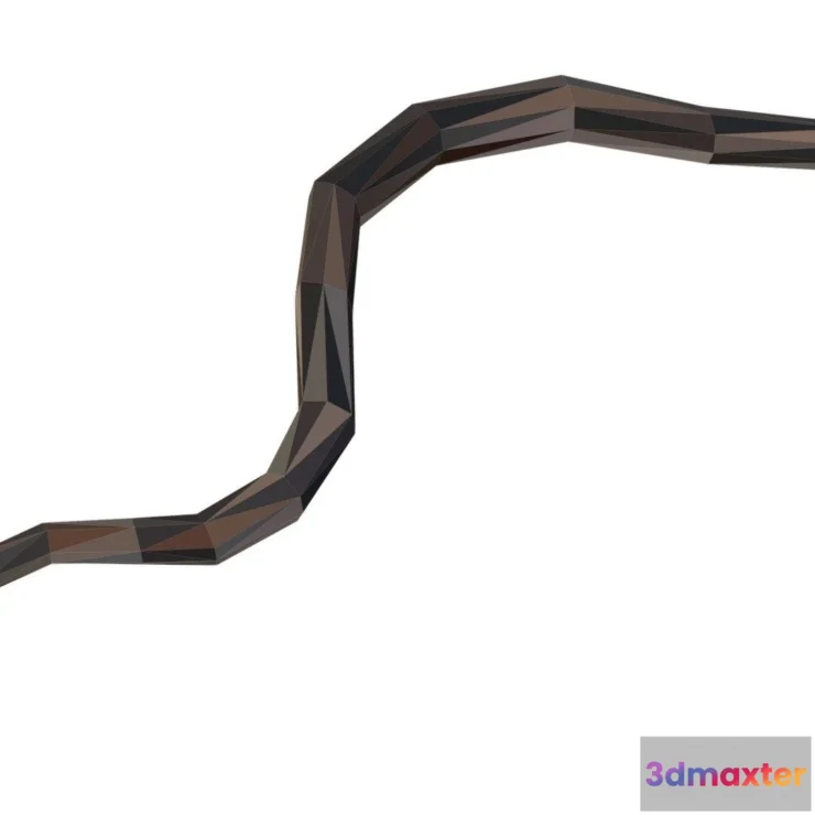 1522106 - PBR Game 3D Models - Animated Snake Lowpoly Art Style 3D Max