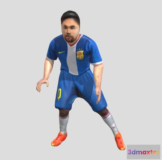 1522118 - PBR Game 3D Models - Animation Comb Goalkeeper 3D Max