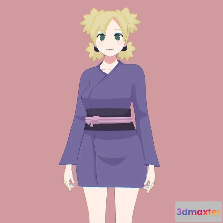 1522142 - PBR Game 3D Models - Anime Girl 3D Max