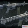 1522172 - PBR Game 3D Models - AR 15 Low-poly 3D Max