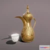 1522178 - PBR Game 3D Models - Arabian Coffee Pot 3D Max