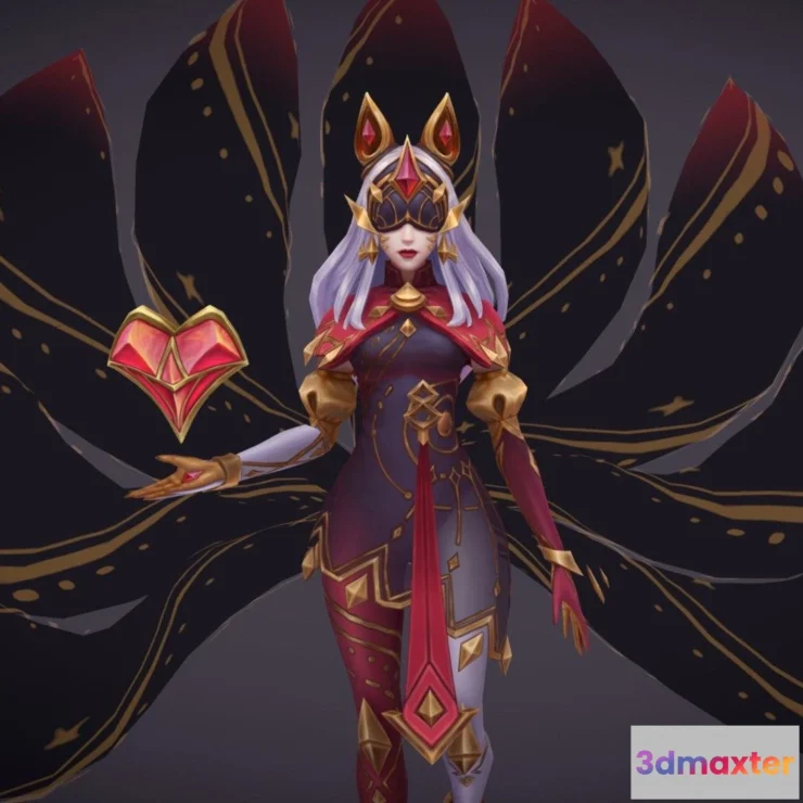 1522186 - PBR Game 3D Models - Arcana Ahri 3D Max