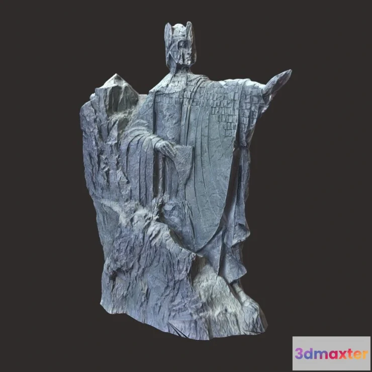 1522192 - PBR Game 3D Models - Argonath Isildur 3D Scan 3D Max