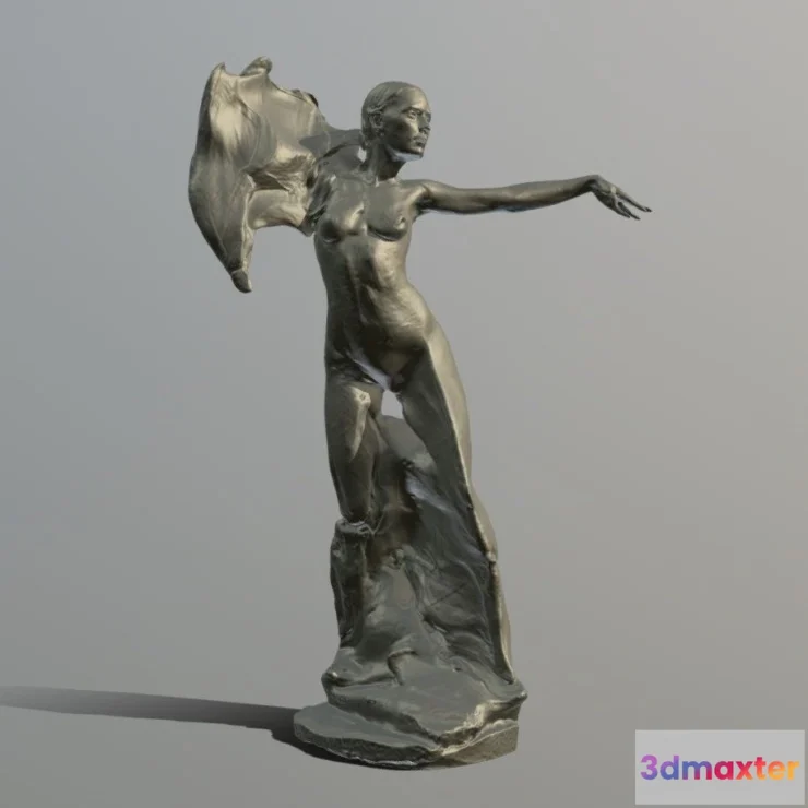 1522218 - PBR Game 3D Models - Athena Small Bronze003 3D Max