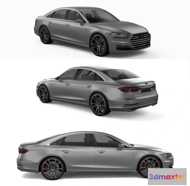 1522226 - PBR Game 3D Models - Audi A8 2019 3D Max