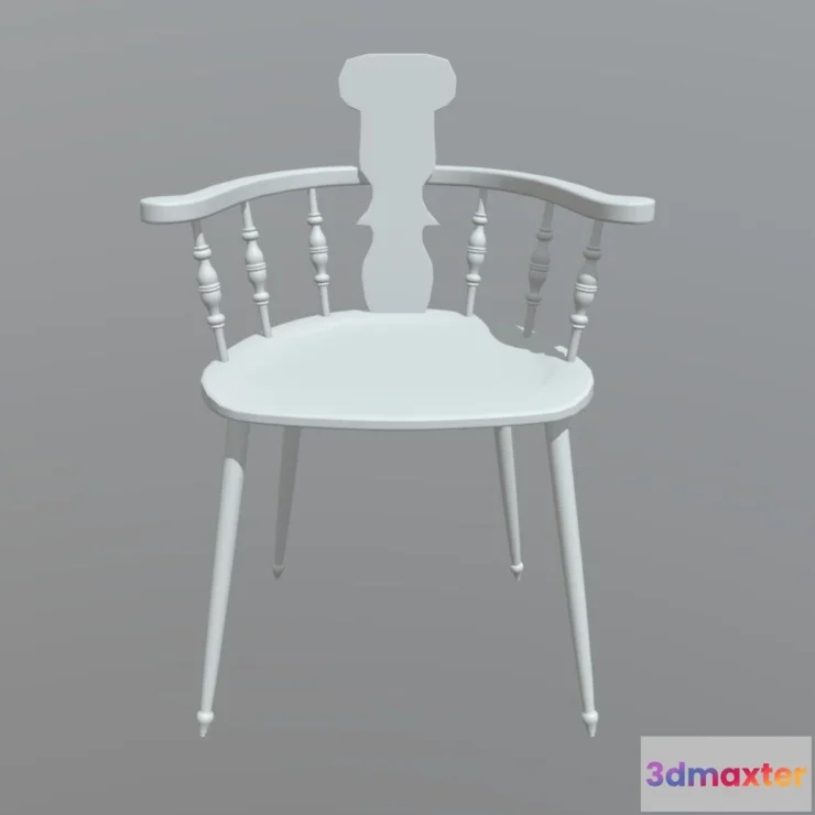 1522244 - PBR Game 3D Models - Bag End Chair Model 3D Max