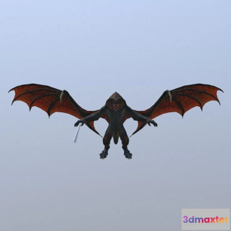 1522252 - PBR Game 3D Models - Balroglord Of The Rings 3D Max