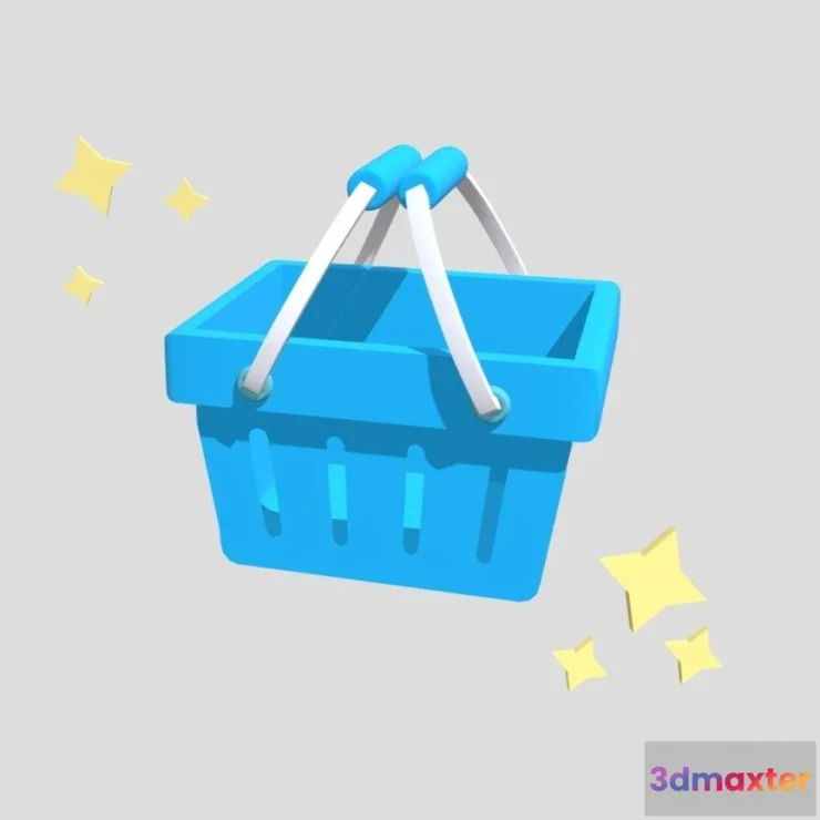 1522276 - PBR Game 3D Models - Basket 3D Max