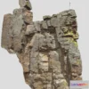 1522302 - PBR Game 3D Models - Big Cliff Rock Pillar Scan 3D Max
