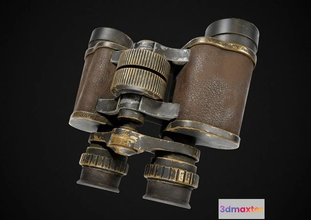 1522310 - PBR Game 3D Models - Binoculars 3D Max