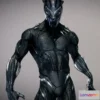 1522326 - PBR Game 3D Models - Black Panther 3D Max
