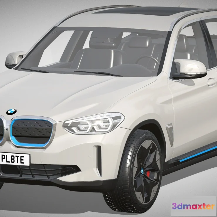 1522362 - PBR Game 3D Models - Bmw Ix3 3D Max