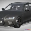 1522364 - PBR Game 3D Models - Bmw M3 Competition Touring 2022 3D Max