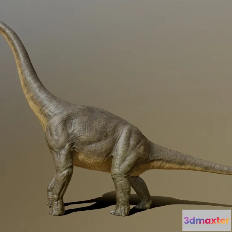 1522404 - PBR Game 3D Models - Brachiosaurus (2) 3D Max