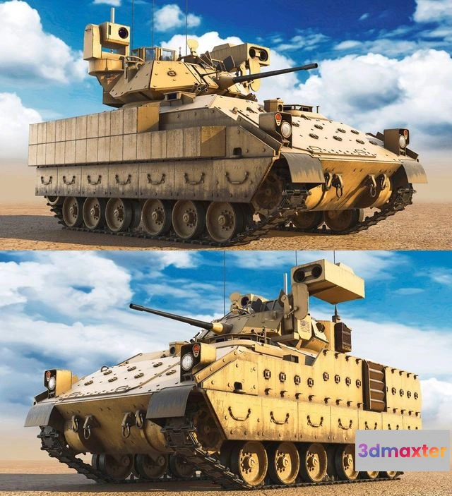 1522410 - PBR Game 3D Models - Bradley M2A3 3D Max