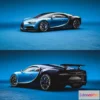 1522430 - PBR Game 3D Models - Bugatti Chiron 2016 3D Max