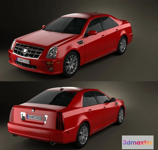 1522468 - PBR Game 3D Models - Cadillac STS 2010 3D Max