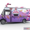 1522474 - PBR Game 3D Models - Candy Food Truck 3D Max