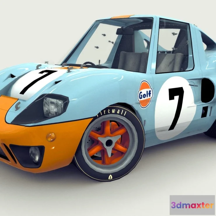 1522502 - PBR Game 3D Models - Cartoon Prototype Car 3D Max