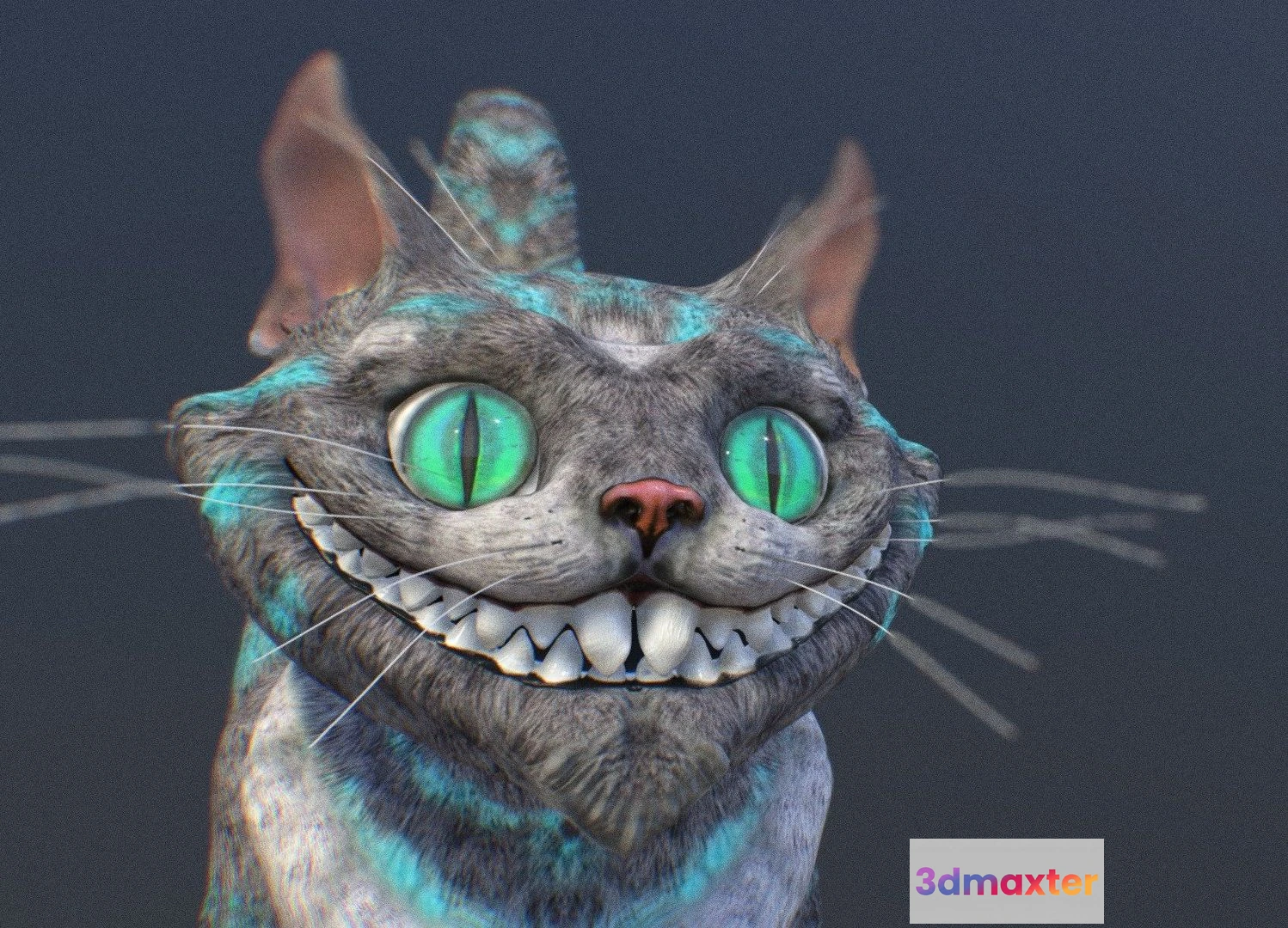 1522544 - PBR Game 3D Models - Cheshire Cat V01 My Zbrush Model 3D Max