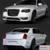 1522568 - PBR Game 3D Models - Chrysler 300 SRT LX2 2018 (white) 3D Max