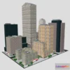 1522572 - PBR Game 3D Models - City Buildings Skyscraper New York Low Poly 3D Max