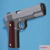 1522596 - PBR Game 3D Models - Colt 1911 Low Poly Stylized 3D Max